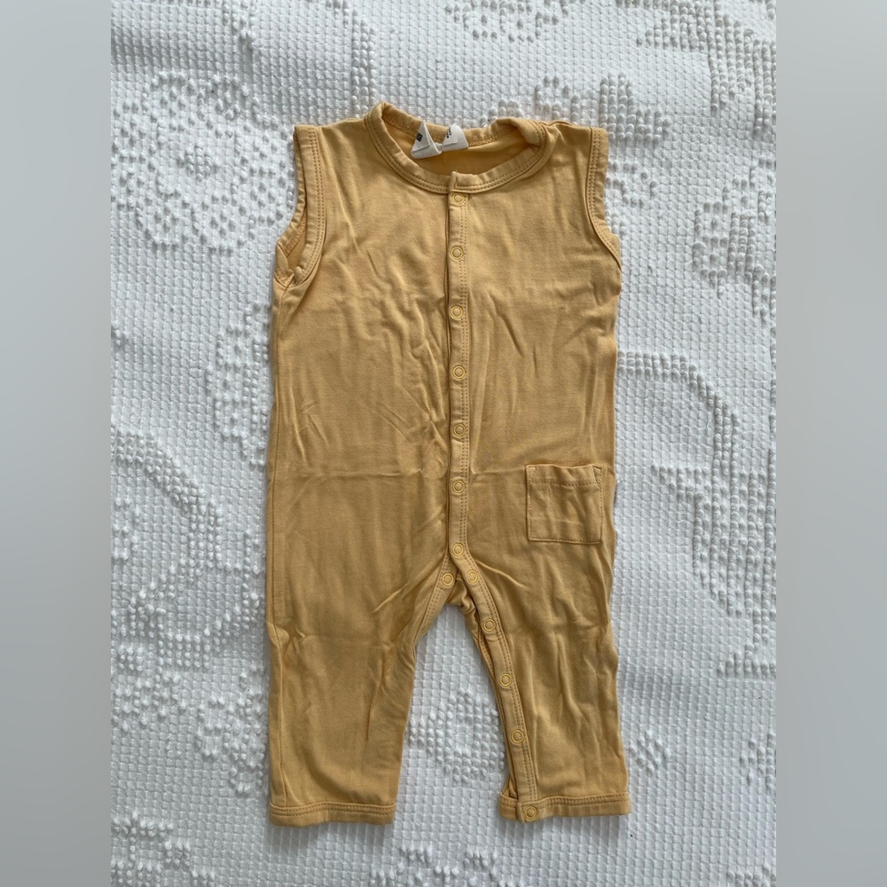 Kyte Baby Honey Sleeveless Snap Romper 3-6